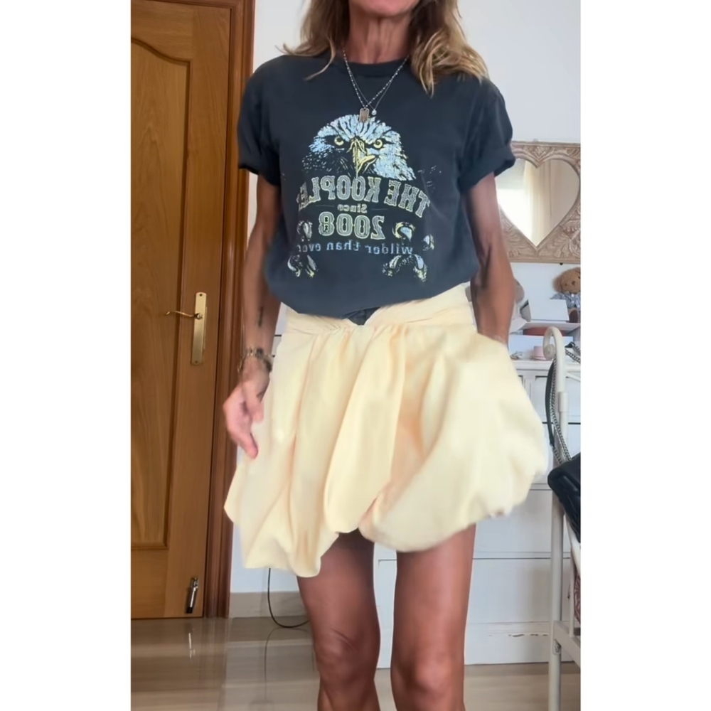 Zara Voluminous Bubble Skirt - Picture 7 of 16
